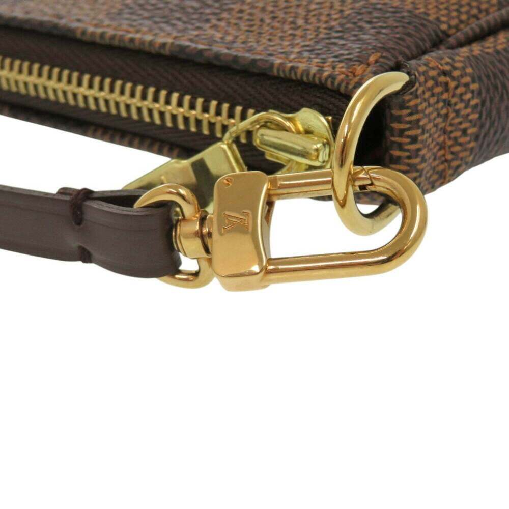 LOUIS VUITTON Authentic Brown Damier Pochette Pouch - Picture 8 of 9